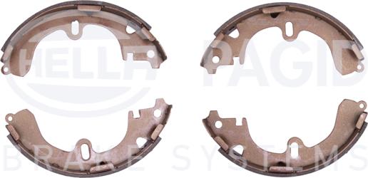 HELLA 8DB 355 000-241 - Brake Shoe Set www.autospares.lv