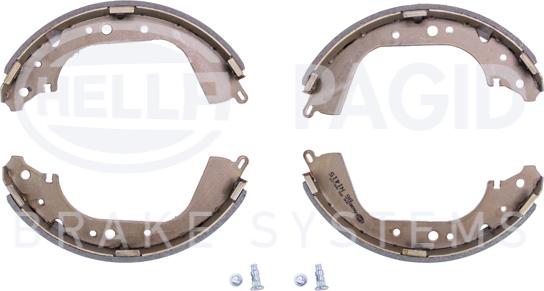 HELLA 8DB 355 000-231 - Brake Shoe Set www.autospares.lv