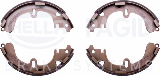 HELLA 8DB 355 001-661 - Brake Shoe Set www.autospares.lv