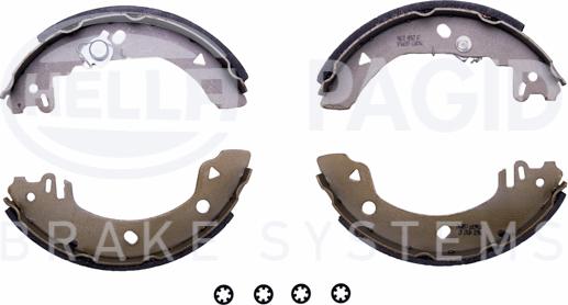 HELLA 8DB 355 001-041 - Bremžu loku komplekts www.autospares.lv