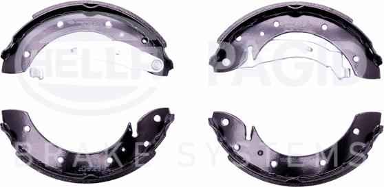 HELLA 8DB 355 001-831 - Brake Shoe Set www.autospares.lv