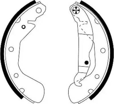 HELLA 8DB 355 022-691 - Bremžu loku komplekts autospares.lv