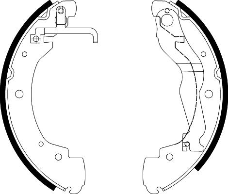 HELLA 8DB 355 001-281 - Bremžu loku komplekts autospares.lv