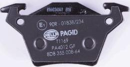 HELLA 8DB 355 008-641 - Bremžu uzliku kompl., Disku bremzes www.autospares.lv