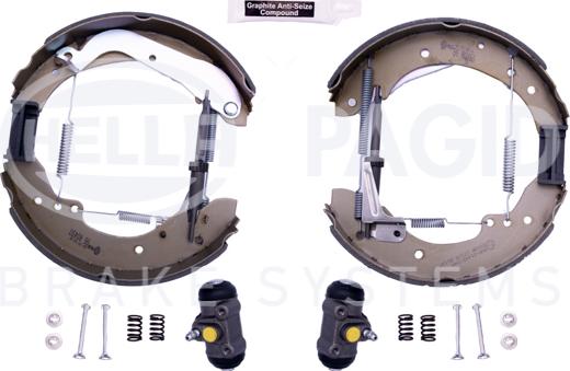 HELLA 8DB 355 003-991 - Brake Shoe Set www.autospares.lv