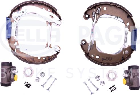 HELLA 8DB 355 003-921 - Brake Shoe Set www.autospares.lv