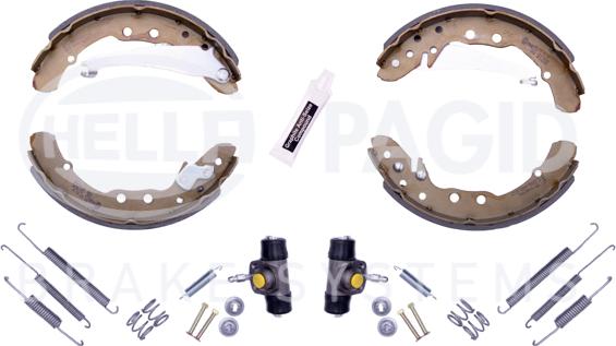 HELLA 8DB 355 003-561 - Brake Shoe Set www.autospares.lv