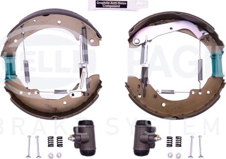 HELLA 8DB 355 003-641 - Brake Shoe Set www.autospares.lv