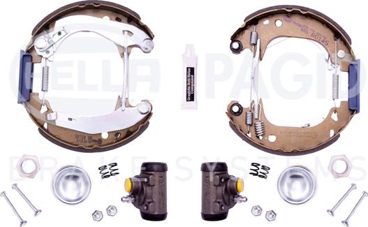 HELLA 8DB 355 003-661 - Brake Shoe Set www.autospares.lv