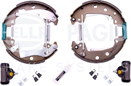 HELLA 8DB 355 003-621 - Brake Shoe Set www.autospares.lv