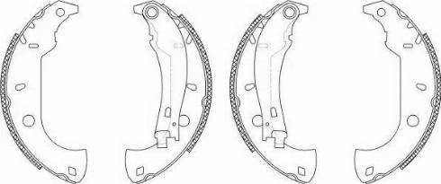 HELLA 8DB 355 003-361 - Bremžu loku komplekts autospares.lv