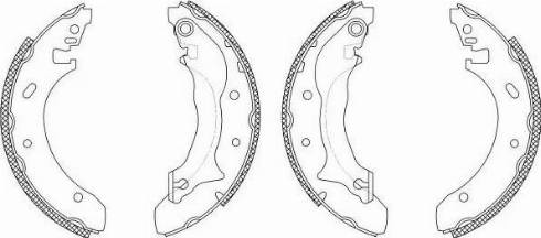 HELLA 8DB 355 003-241 - Bremžu loku komplekts autospares.lv