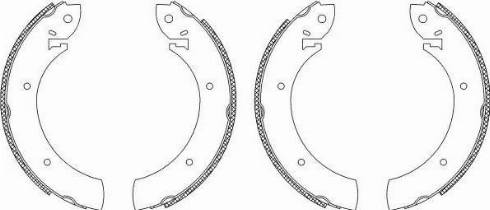 HELLA 8DB 355 003-251 - Bremžu loku komplekts www.autospares.lv