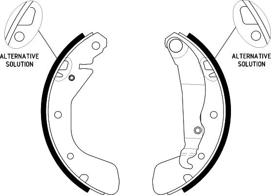 HELLA 8DB 355 002-471 - Bremžu loku komplekts www.autospares.lv