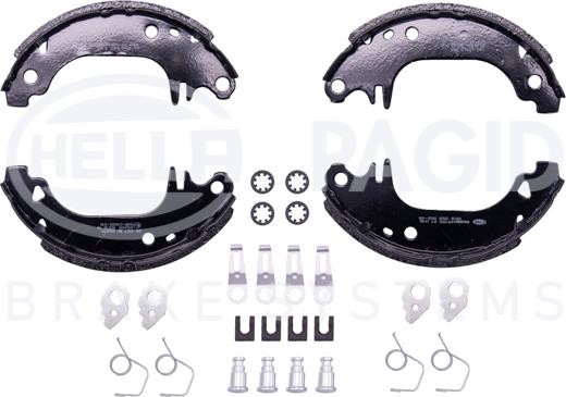 HELLA 8DB 355 002-001 - Brake Shoe Set www.autospares.lv