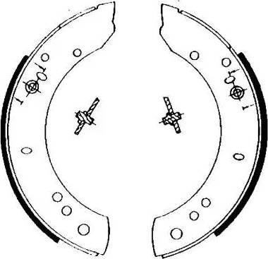 HELLA 8DB 355 002-081 - Bremžu loku komplekts autospares.lv