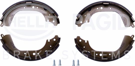 HELLA 8DB 355 002-131 - Brake Shoe Set www.autospares.lv