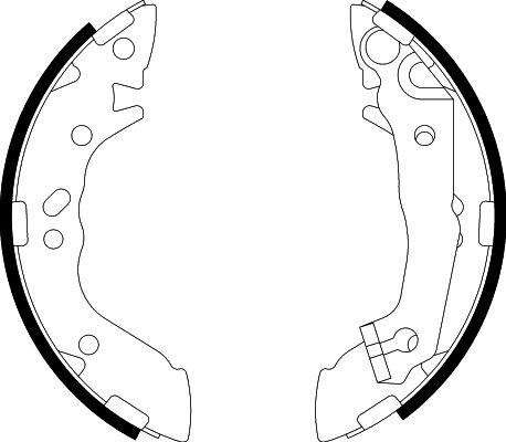 HELLA 8DB 355 002-271 - Bremžu loku komplekts www.autospares.lv