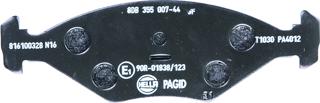 HELLA 8DB 355 007-441 - Bremžu uzliku kompl., Disku bremzes www.autospares.lv