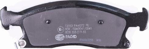 HELLA 8DB 355 019-551 - Bremžu uzliku kompl., Disku bremzes www.autospares.lv