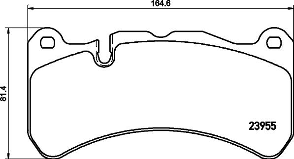 HELLA 8DB 355 019-521 - Bremžu uzliku kompl., Disku bremzes www.autospares.lv