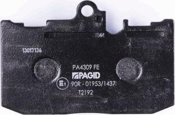 HELLA 8DB 355 019-851 - Bremžu uzliku kompl., Disku bremzes www.autospares.lv