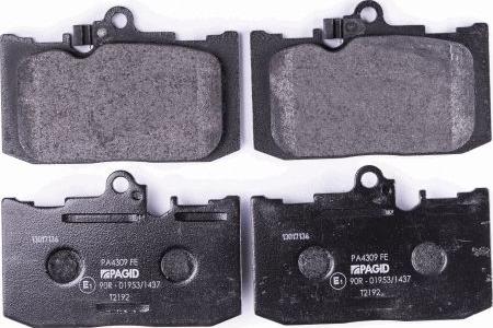 HELLA 8DB 355 019-851 - Bremžu uzliku kompl., Disku bremzes www.autospares.lv