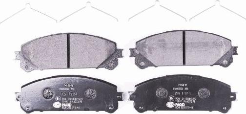 HELLA 8DB 355 015-461 - Bremžu uzliku kompl., Disku bremzes www.autospares.lv