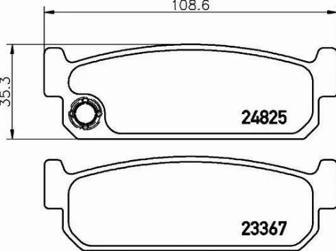 HELLA 8DB 355 015-271 - Bremžu uzliku kompl., Disku bremzes www.autospares.lv