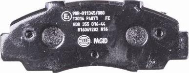 HELLA 8DB 355 016-441 - Bremžu uzliku kompl., Disku bremzes www.autospares.lv