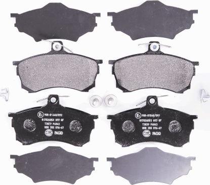 HELLA 8DB 355 016-671 - Brake Pad Set, disc brake www.autospares.lv