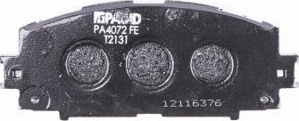 HELLA 8DB 355 016-191 - Bremžu uzliku kompl., Disku bremzes www.autospares.lv