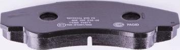 HELLA 8DB 355 010-401 - Brake Pad Set, disc brake www.autospares.lv