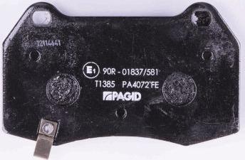 HELLA 8DB 355 010-681 - Bremžu uzliku kompl., Disku bremzes www.autospares.lv