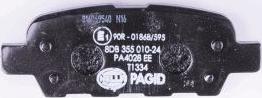 HELLA 8DB 355 010-241 - Bremžu uzliku kompl., Disku bremzes www.autospares.lv