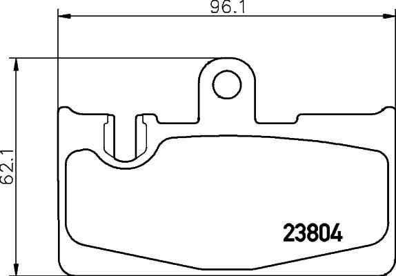 HELLA 8DB 355 011-661 - Bremžu uzliku kompl., Disku bremzes www.autospares.lv