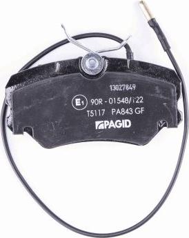 HELLA 8DB 355 018-401 - Bremžu uzliku kompl., Disku bremzes www.autospares.lv