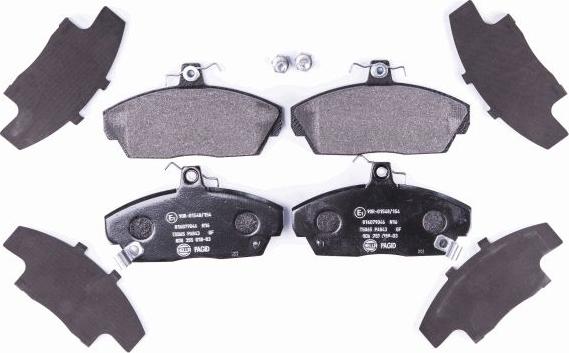 HELLA 8DB 355 018-031 - Brake Pad Set, disc brake www.autospares.lv