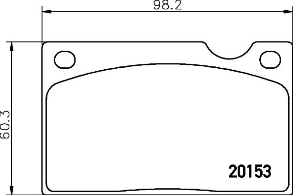 HELLA 8DB 355 018-391 - Bremžu uzliku kompl., Disku bremzes www.autospares.lv