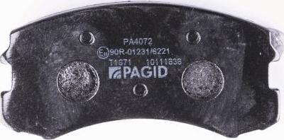 HELLA 8DB 355 013-071 - Bremžu uzliku kompl., Disku bremzes www.autospares.lv