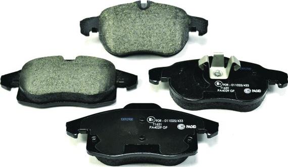 HELLA 8DB 355 012-681 - Brake Pad Set, disc brake www.autospares.lv