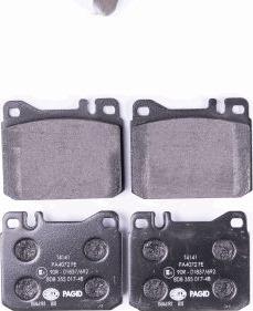 HELLA 8DB 355 017-481 - Bremžu uzliku kompl., Disku bremzes www.autospares.lv