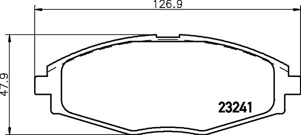 HELLA 8DB 355 017-021 - Bremžu uzliku kompl., Disku bremzes www.autospares.lv