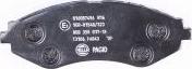 HELLA 8DB 355 017-141 - Bremžu uzliku kompl., Disku bremzes www.autospares.lv