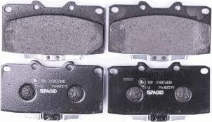 HELLA 8DB 355 017-211 - Brake Pad Set, disc brake www.autospares.lv