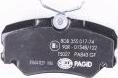 HELLA 8DB 355 017-741 - Bremžu uzliku kompl., Disku bremzes www.autospares.lv