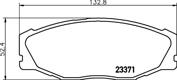 HELLA 8DB 355 039-601 - Bremžu uzliku kompl., Disku bremzes www.autospares.lv