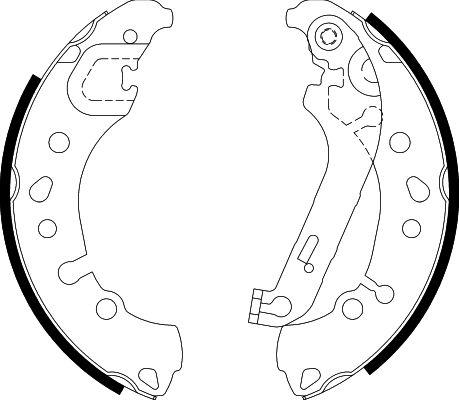 HELLA 8DB 355 038-011 - Bremžu loku komplekts www.autospares.lv