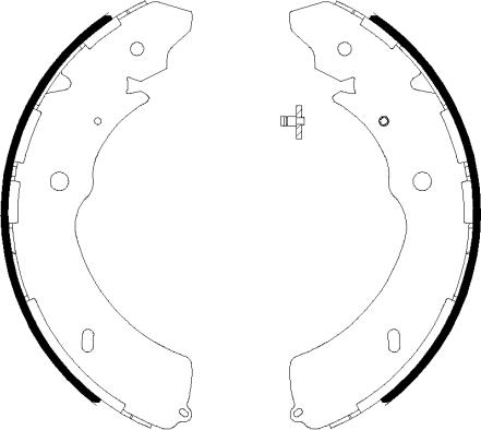 HELLA 8DB 355 038-031 - Bremžu loku komplekts www.autospares.lv