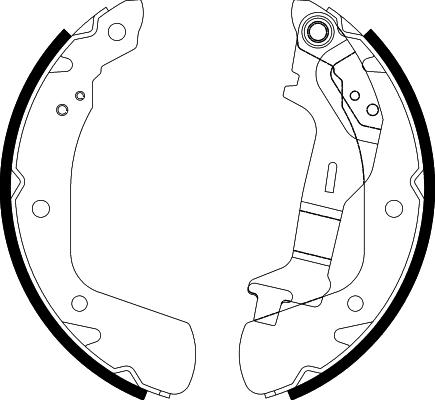 HELLA 8DB 355 038-141 - Bremžu loku komplekts autospares.lv